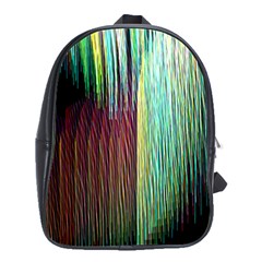 Screen Shot Line Vertical Rainbow School Bags(large)  by Mariart