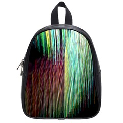 Screen Shot Line Vertical Rainbow School Bags (small)  by Mariart