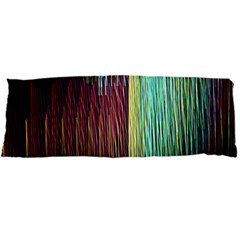 Screen Shot Line Vertical Rainbow Body Pillow Case Dakimakura (two Sides) by Mariart