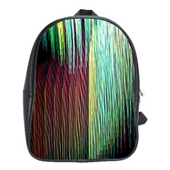 Screen Shot Line Vertical Rainbow School Bags (xl)  by Mariart