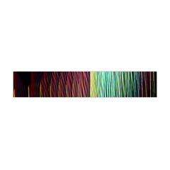 Screen Shot Line Vertical Rainbow Flano Scarf (mini) by Mariart