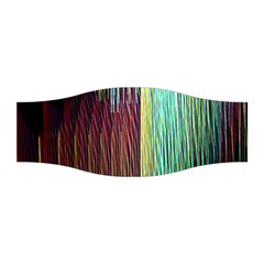 Screen Shot Line Vertical Rainbow Stretchable Headband by Mariart