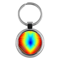 View Max Gain Resize Flower Floral Light Line Chevron Key Chains (round)  by Mariart