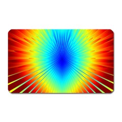 View Max Gain Resize Flower Floral Light Line Chevron Magnet (rectangular)