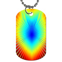 View Max Gain Resize Flower Floral Light Line Chevron Dog Tag (two Sides) by Mariart