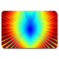 View Max Gain Resize Flower Floral Light Line Chevron Large Doormat  by Mariart