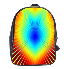 View Max Gain Resize Flower Floral Light Line Chevron School Bags(large) 