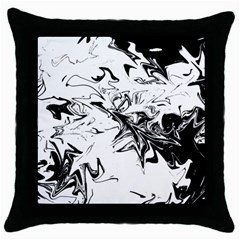 Colors Throw Pillow Case (black) by Valentinaart