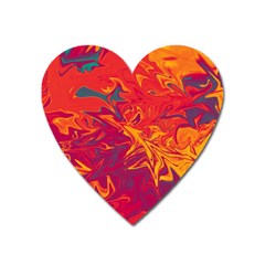 Colors Heart Magnet by Valentinaart