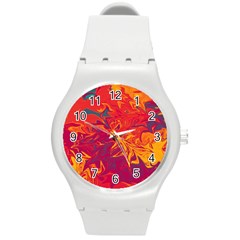 Colors Round Plastic Sport Watch (m) by Valentinaart