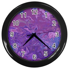 Colors Wall Clocks (black) by Valentinaart