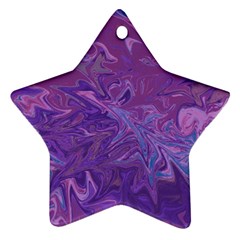 Colors Star Ornament (two Sides) by Valentinaart