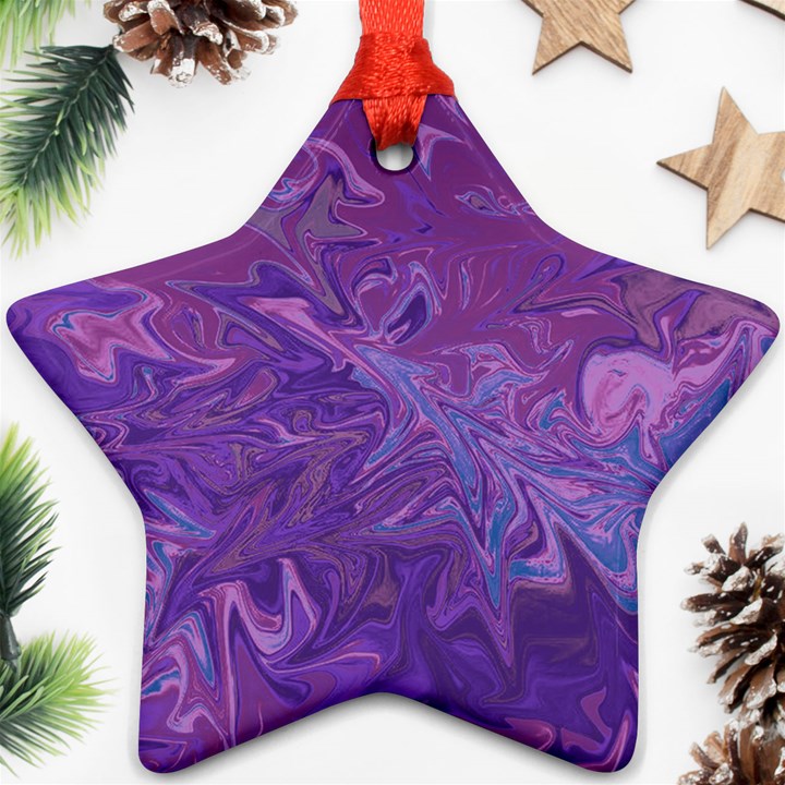 Colors Star Ornament (Two Sides)