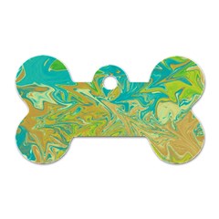 Colors Dog Tag Bone (One Side)