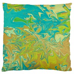 Colors Large Cushion Case (two Sides) by Valentinaart