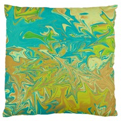 Colors Large Flano Cushion Case (one Side) by Valentinaart