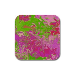 Colors Rubber Square Coaster (4 pack) 