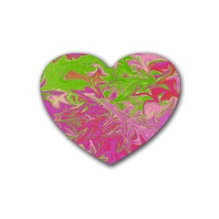 Colors Rubber Coaster (Heart) 