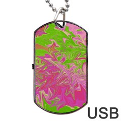 Colors Dog Tag USB Flash (Two Sides)