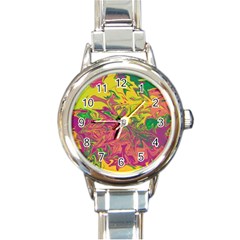 Colors Round Italian Charm Watch by Valentinaart