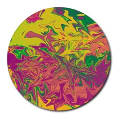 Colors Round Mousepads by Valentinaart