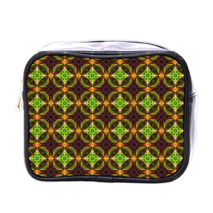 Kiwi Like Pattern Mini Toiletries Bags