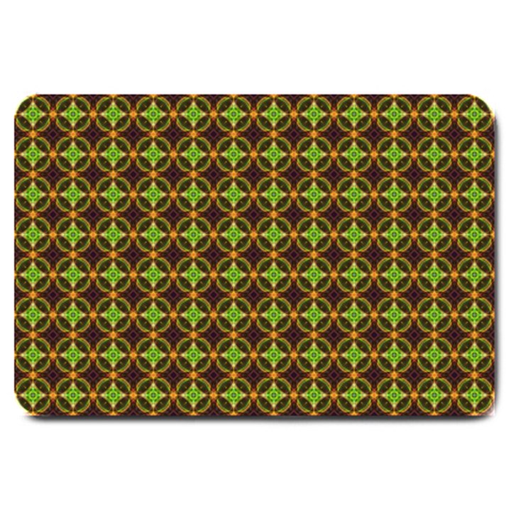 Kiwi Like Pattern Large Doormat 