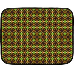 Kiwi Like Pattern Fleece Blanket (mini) by linceazul