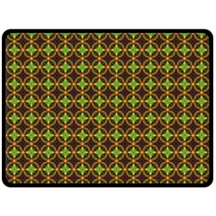 Kiwi Like Pattern Fleece Blanket (large)  by linceazul