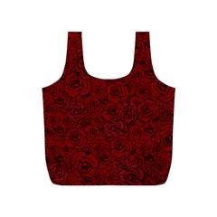 Red Roses Field Full Print Recycle Bags (s)  by designworld65