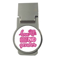 Love Knows No Gender Money Clips (round)  by Valentinaart