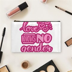 Love Knows No Gender Cosmetic Bag (medium)  by Valentinaart