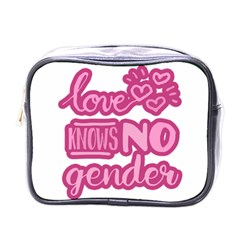 Love Knows No Gender Mini Toiletries Bags by Valentinaart