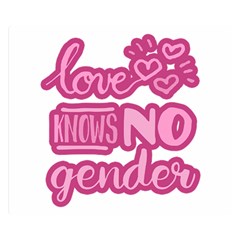 Love Knows No Gender Double Sided Flano Blanket (small)  by Valentinaart