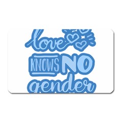 Love Knows No Gender Magnet (rectangular) by Valentinaart