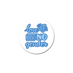 Love Knows No Gender Golf Ball Marker by Valentinaart