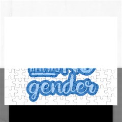 Love Knows No Gender Rectangular Jigsaw Puzzl by Valentinaart