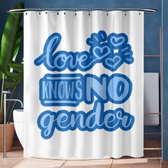 Love Knows No Gender Shower Curtain 60  X 72  (medium)  by Valentinaart