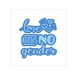 Love Knows No Gender Small Satin Scarf (square) by Valentinaart