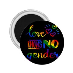 Love Knows No Gender 2 25  Magnets by Valentinaart