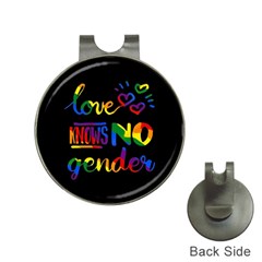 Love Knows No Gender Hat Clips With Golf Markers by Valentinaart