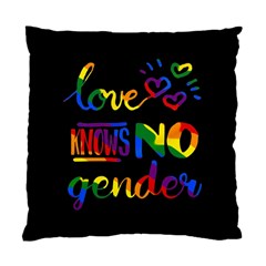 Love Knows No Gender Standard Cushion Case (two Sides) by Valentinaart