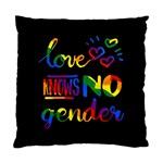 Love knows no gender Standard Cushion Case (Two Sides) Back