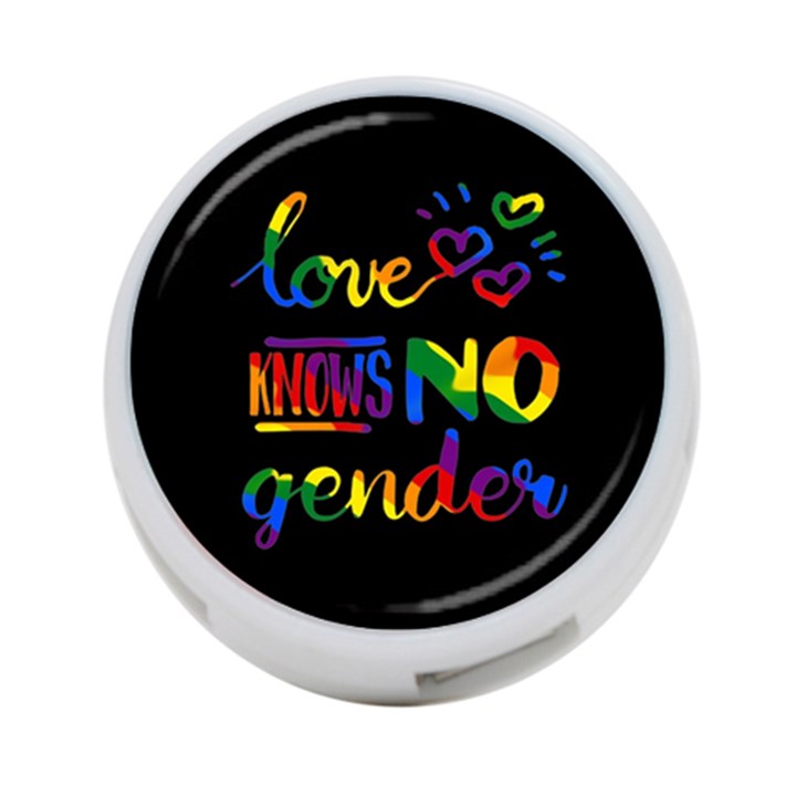 Love knows no gender 4-Port USB Hub (Two Sides) 