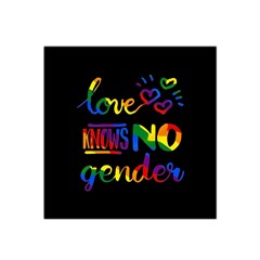 Love Knows No Gender Satin Bandana Scarf by Valentinaart