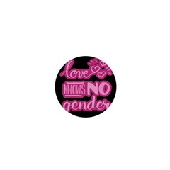 Love Knows No Gender 1  Mini Buttons by Valentinaart