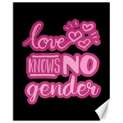 Love Knows No Gender Canvas 16  X 20   by Valentinaart