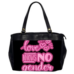 Love Knows No Gender Office Handbags (2 Sides)  by Valentinaart