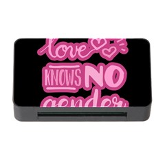 Love Knows No Gender Memory Card Reader With Cf by Valentinaart