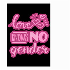 Love Knows No Gender Small Garden Flag (two Sides) by Valentinaart